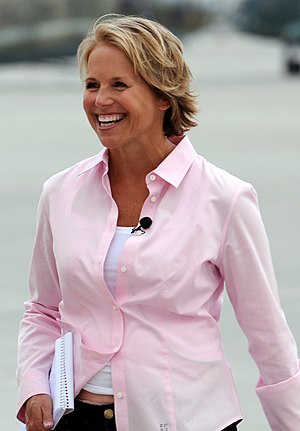 English: Katie Couric in Kabul, Afghanistan in...