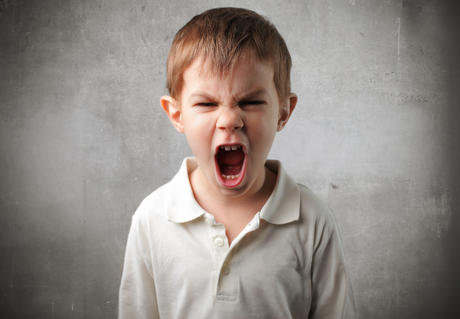 Swearing boy