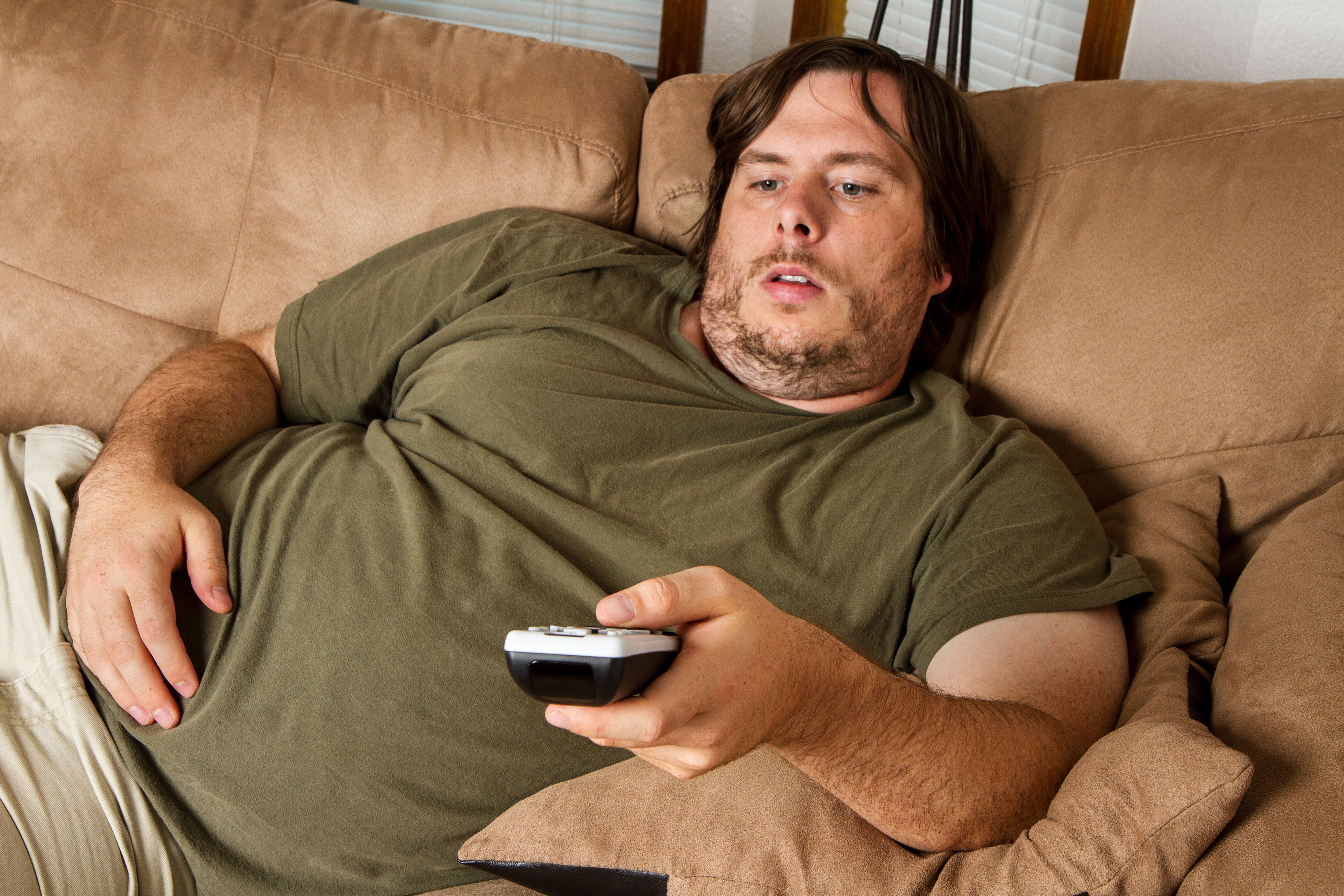 Lazy Guy on Couch