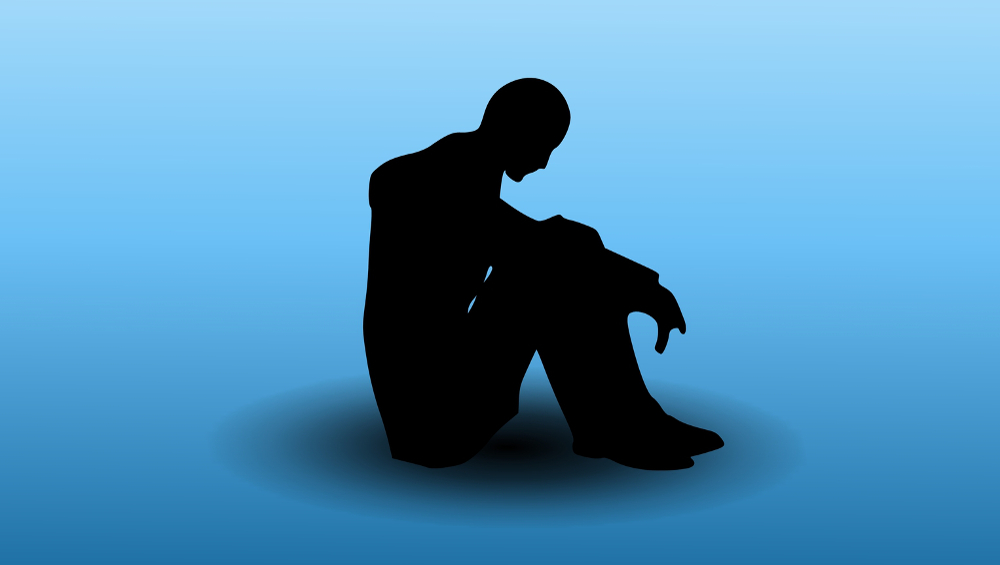 illustration man despair uncertainty