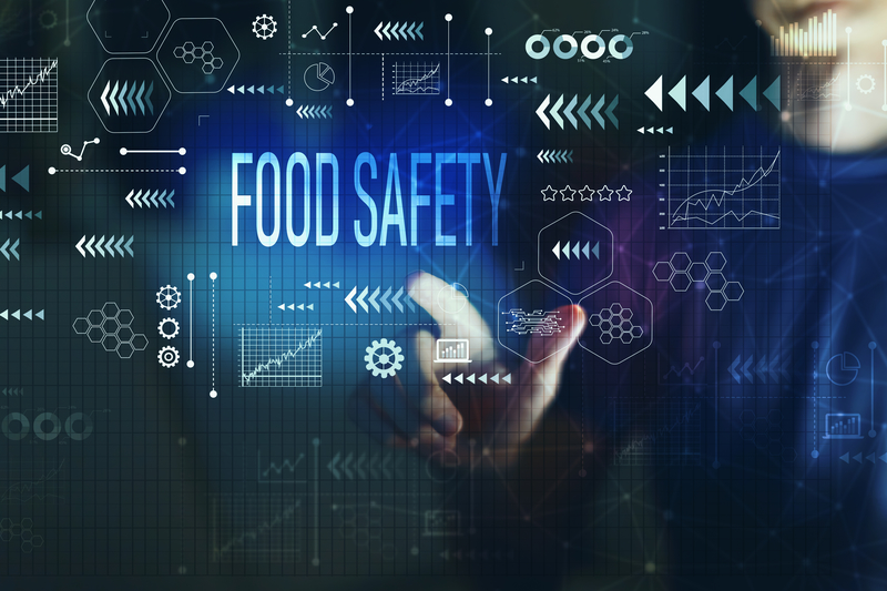 Food safety with young man