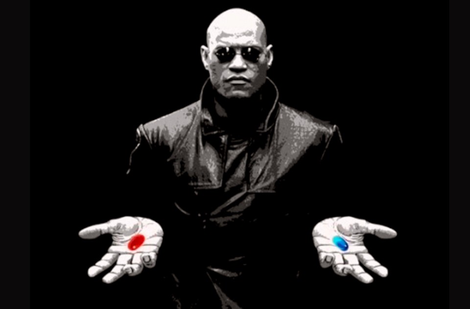 red pill blue pill