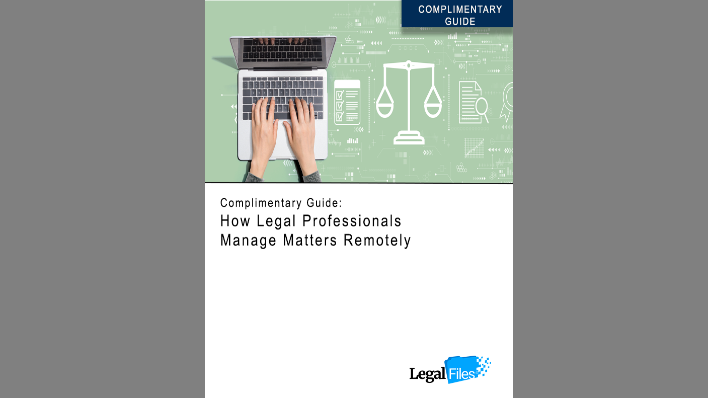 How Legal Professionals Manage Matters Remotely-169