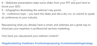 example of asking a question in a linkedin post