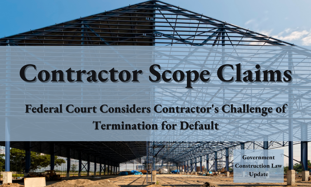 Contractor Scope Claims