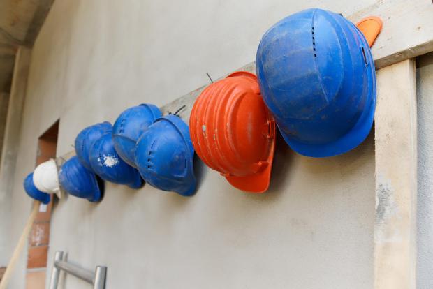 many hard hats