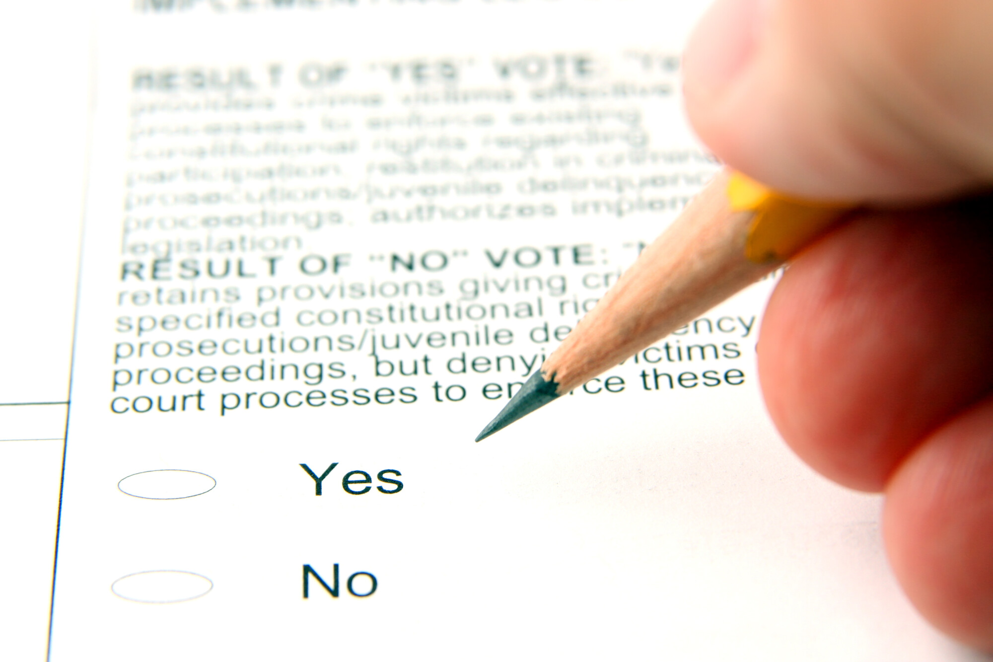 Yes or No Ballot Proposal