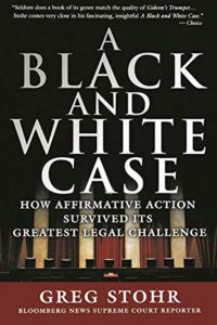 photo of the cover of the book "A Black and White Case" by Greg Stohr