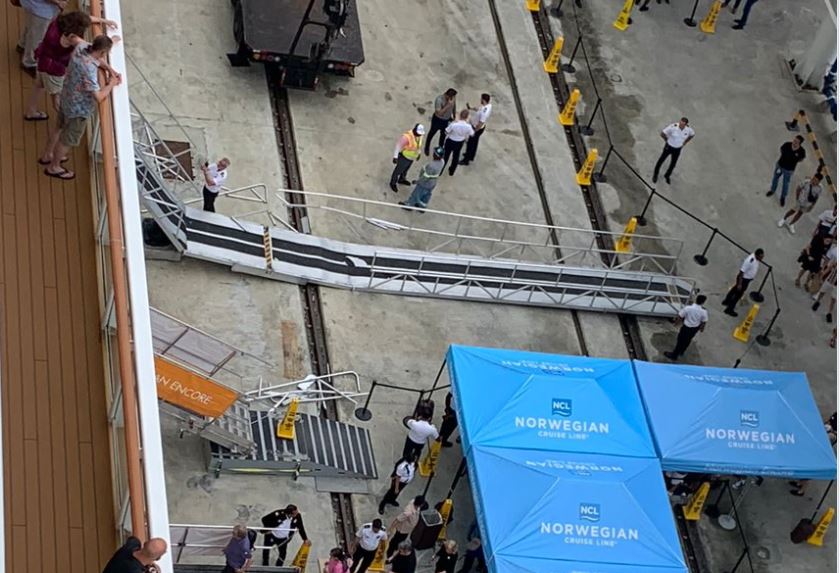 NCL Gangway