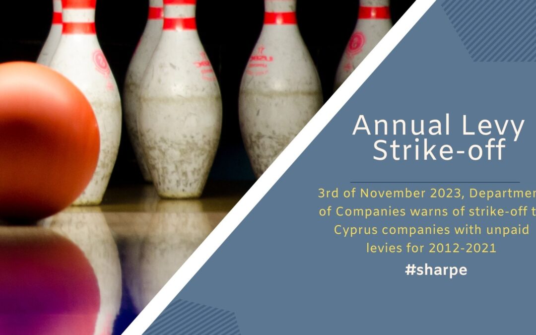Annual levy strike-off