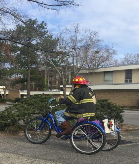 Fireman-biker