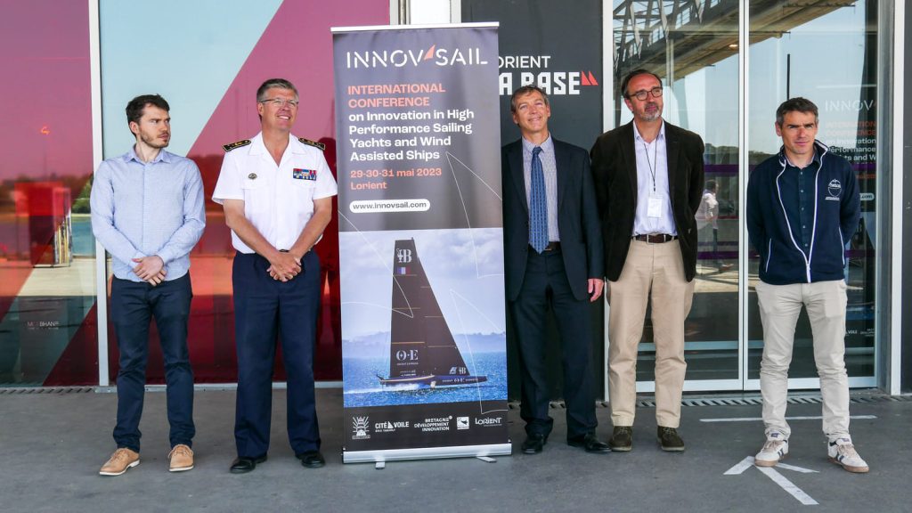 Les organisateurs du salon Innov&rsquo;Sail 2023 &agrave; la Cit&eacute; de la voile &copy;7J-DB