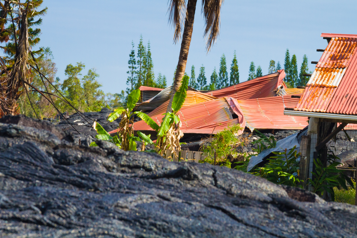 Destroyed home