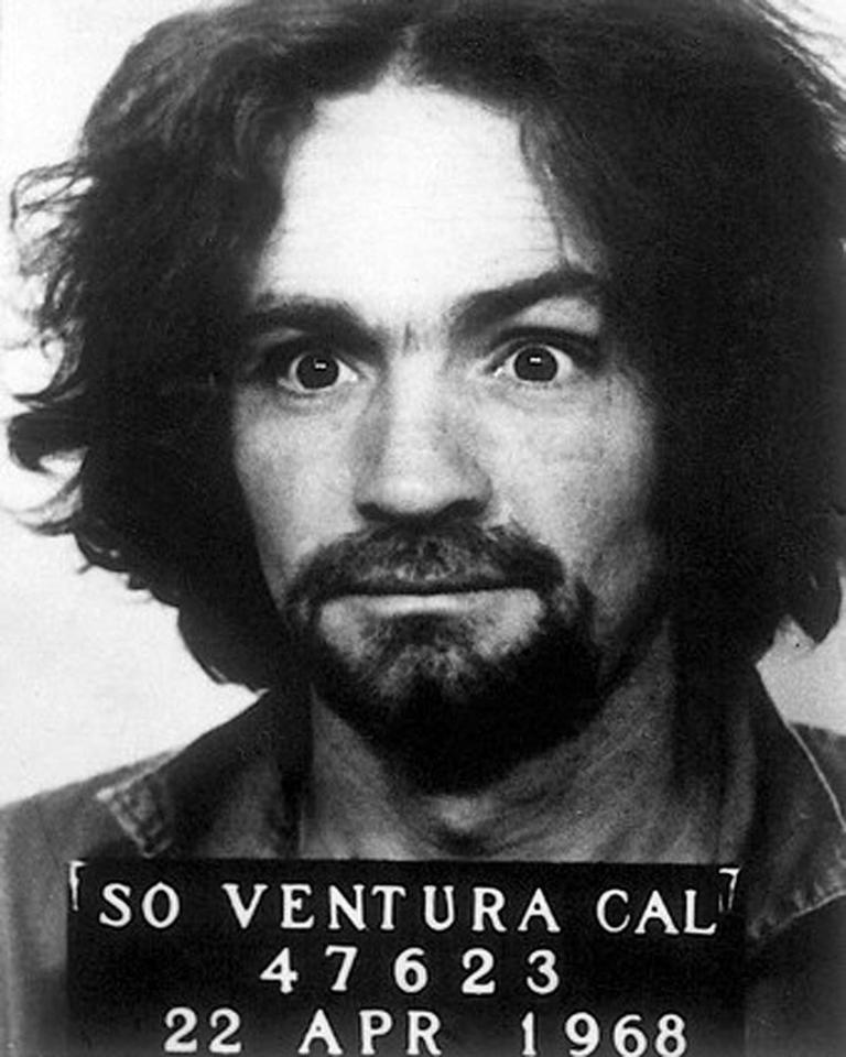 Charles Manson's April 1968 mugshot