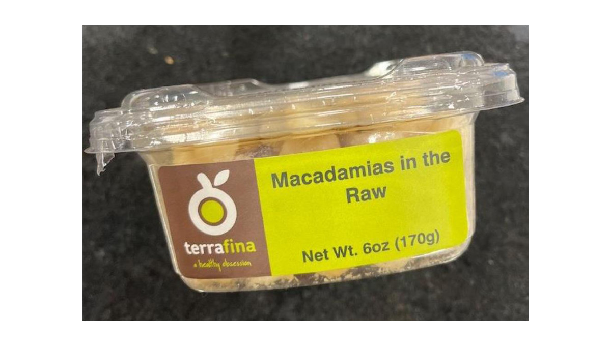 recalled Terrafina macadamia nuts