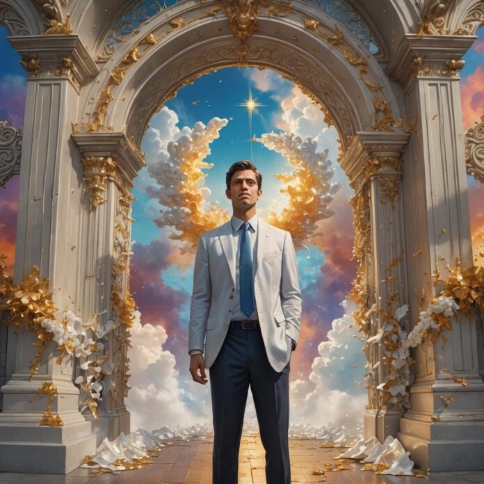 accountant at pearly gates says there is a mistake in years lived
