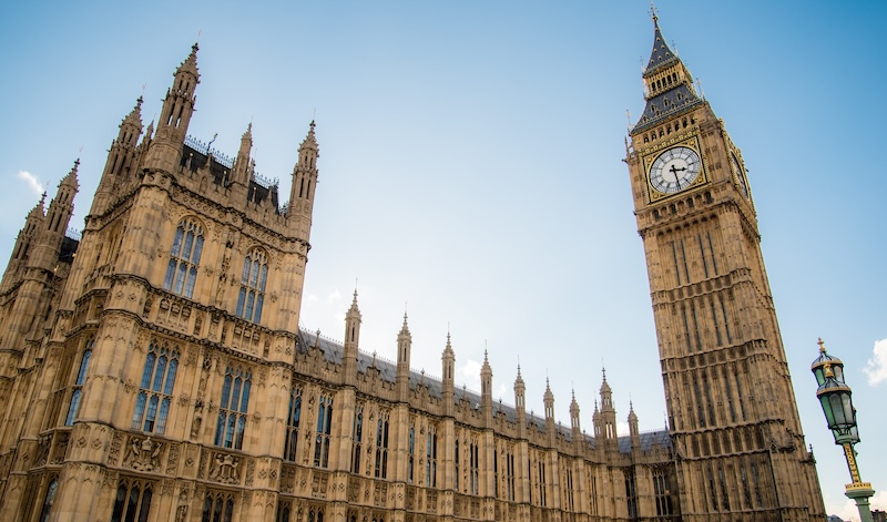 Big Ben clock tower and Parliament 