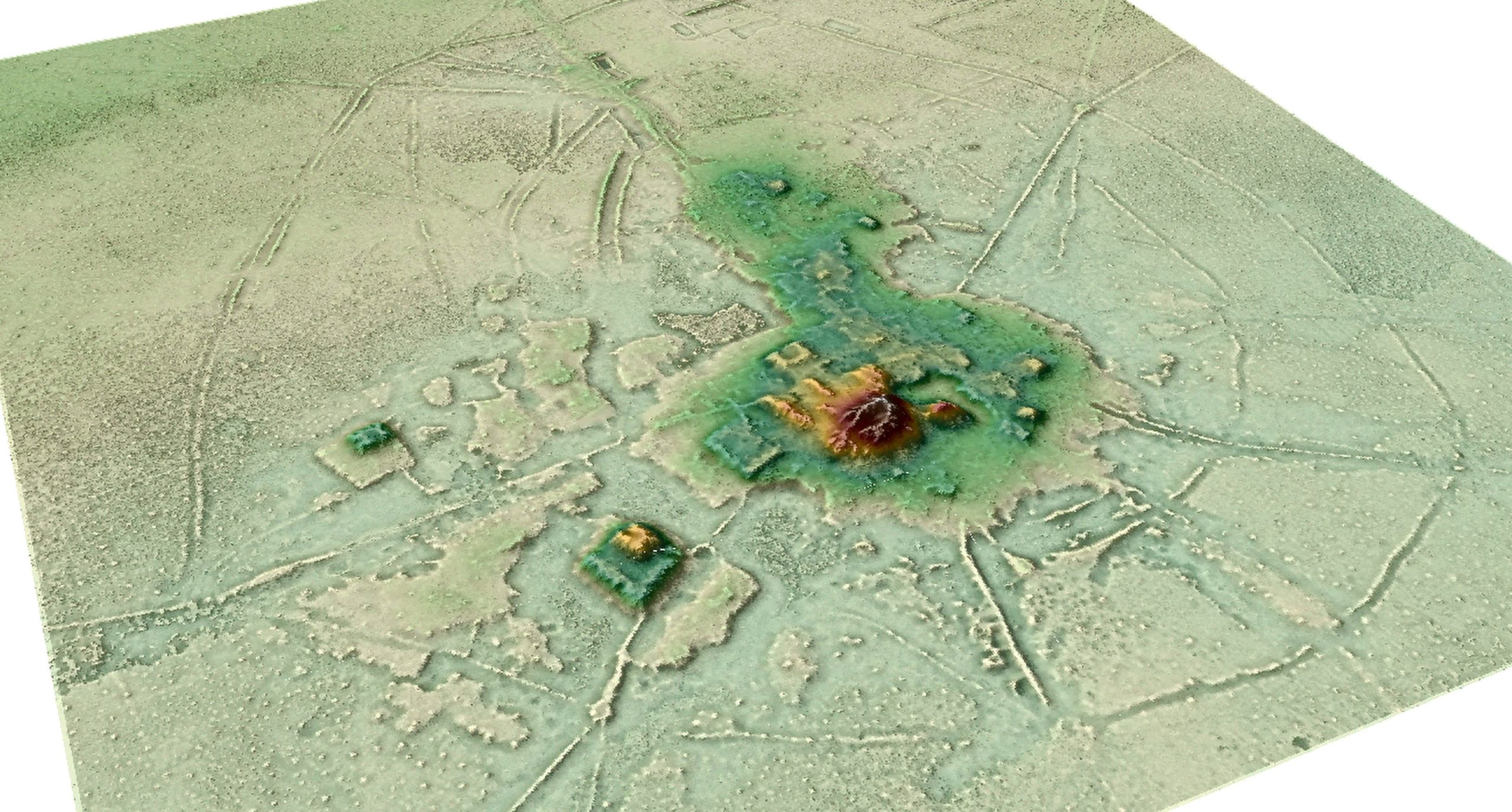 Screenshots from a 3D animation of the Cotoca site. Source: H. Prümers / DAI.