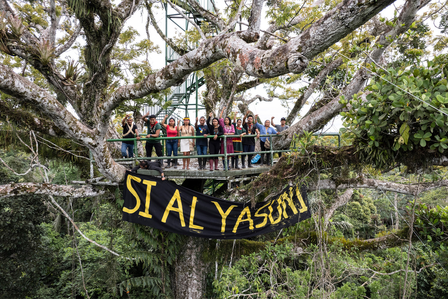 Indigenous leaders and youth activists send a message to Ecuadorian society ahead of the referendum on the fate of Yasuní National Park.