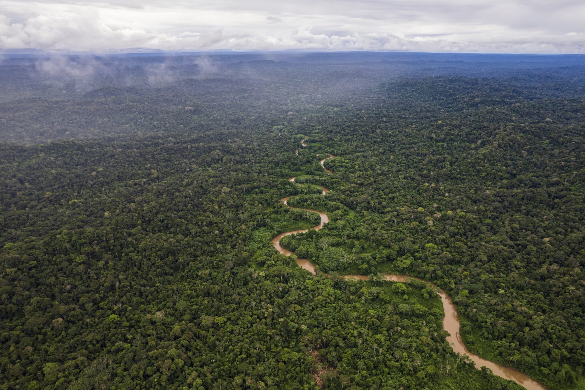 A view of the Waorani territory in Pastanza, in the Ecuadorian Amazon.