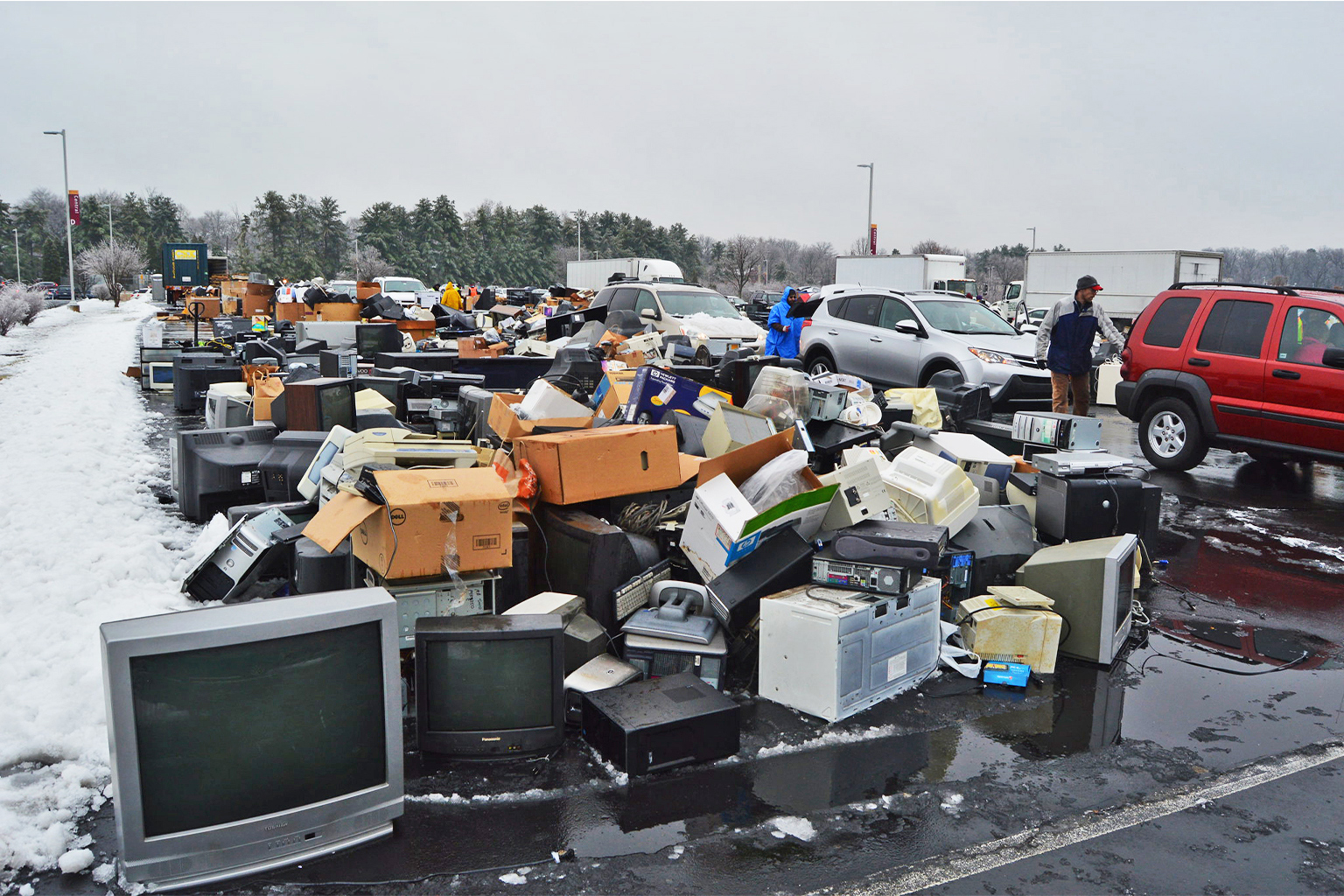 The manufacture of smaller and faster electronic devices is leading to ever more e-waste, the fastest growing waste stream in the world and by far the most toxic.