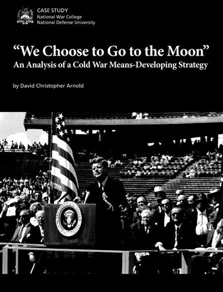 cover of a book titled "We choose to go to the Moon"