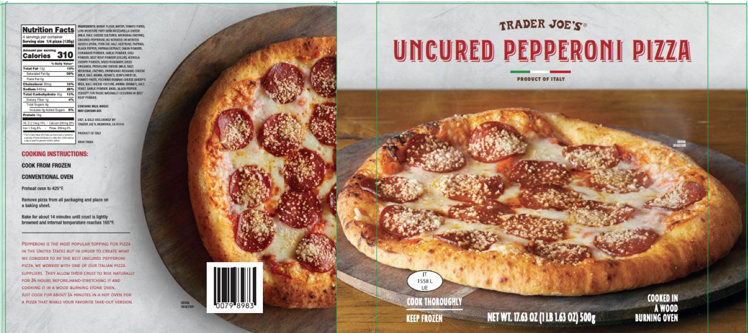 public alert Trader Joe's pizza