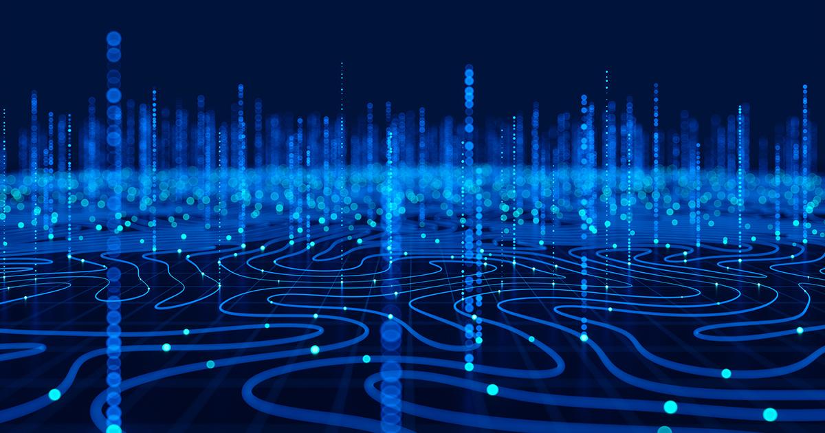 Artificial Neural Network Abstract Technology Background