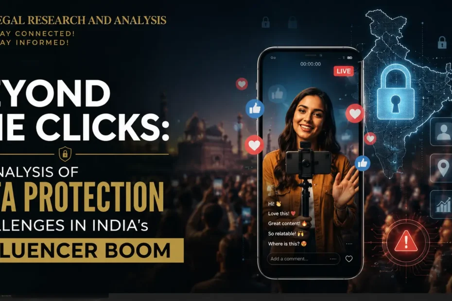BEYOND THE CLICKS: AN ANALYSIS OF DATA PROTECTION CHALLENGES IN INDIA’s INFLUENCER BOOM