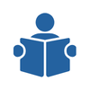 icon of a person reading